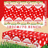 Dydamud 3PCS Mushroom Birthday Party Decorations, Mushroom Tablecloth Plastic Table Cloth for Mushroom Party