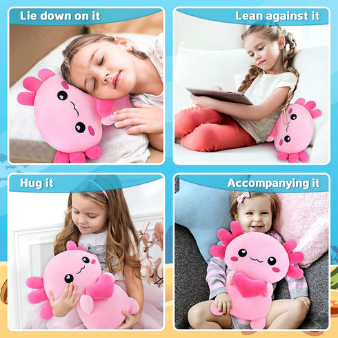 Toys,14 Achwishap Axolotl Plush,Axolotl Stuffed Animal Plush Salamander Plushie,Cute Plushies Soft Newt Plushy Kawaii