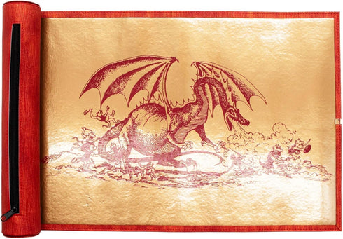 Ultra PRO - 50th Anniversary Dice Scroll for Dungeons & Dragons, Durable Storage, RPG Gaming Accessory