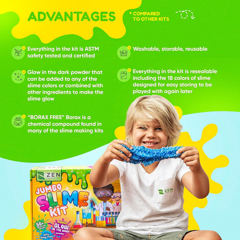 10-12 7-12 Ultimate Slime Kit for Girls | Perfect Toys for Girls Years Old | Complete DIY Slime Making Kit for Kids