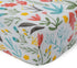 100% 52 28 9 Little Unicorn Meadow Fitted Crib Sheet | Fitted Crib Sheet | Cotton Muslin | Super Soft | Sized