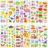 BEESTECH 24 Sheets 500+ Stickers for Kids, Teacher Reward Stickers, Potty Training Bulk with Dinosaur Traffic