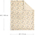 Cozy Packing (30"X40" CREVENT Soft and Warm Mink Baby Blanket, Gift with Ribbon for Newborn Infant Toddler's Crib Cot