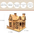 MPIUET 3D 3D Wooden Puzzles for Adults Log Cabin DIY Wood Miniature House Building Model Kits for Teens Little House