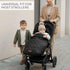 ZICOTO Cozy Warm and Winter Stroller Cover for Baby - Waterproof Bunting Bag with Soft Fleece Lining and Universal Fit