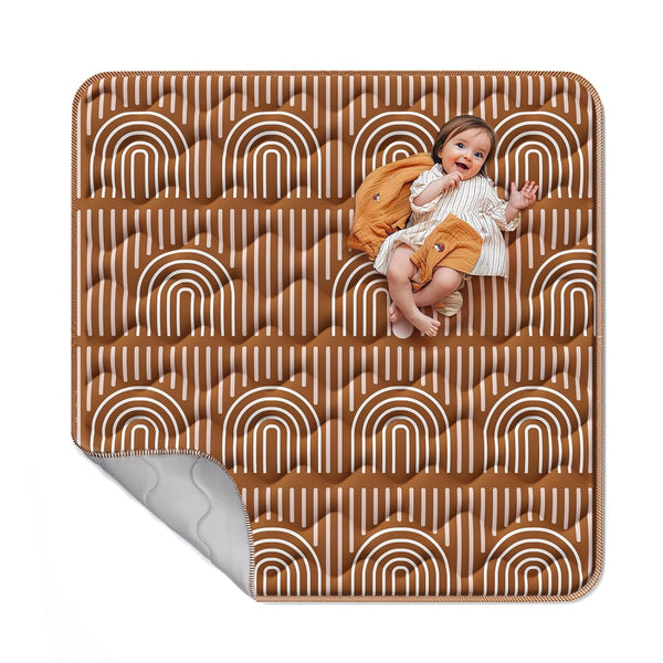 Mallify Soft Thicker Baby Mat for Floor 50"x50", Non-Slip Baby Play Mat,