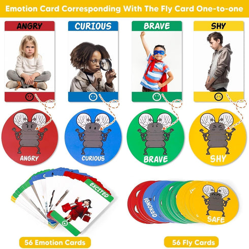 W/56 Garybank Emotions Swat Games for Kids Social Emotional Learning Activities, Emotion Cards, Speech Therapy