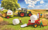 02122 Bruder Bale Wrapper with Yellow and White Bales (Color May Vary)