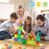 Dopyye 100 3 4 5 6 7 8 9 Magnetic Building Tiles for Kids, PCS Magnetic Blocks with Storage Bag, Magnet Tiles STEM