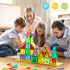 Dopyye 132 2 3 4 5 6 7 8 9, Set PCS Magnetic Tiles Building Blocks with Cars, STEM Educational Construction Montessori