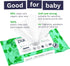99% 3 60 pack (180 Pura Natural Sensitive Baby Wipes, Water, Unscented & Hypoallergenic, Suitable for Sensitive
