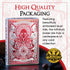 Infinitum Ghost Playing Cards - White & Red Deck with FREE Card Game eBook - Premium Standard Size