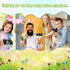 zsccxq 24 4 Inch 24) Pcs Black Fillable Empty Plastic Easter Eggs Bright Easter Basket Stuffers for Easter Egg Hunt