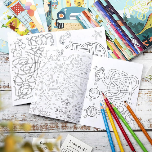 144 Liliful Pcs Coloring Book Bulk for Adult Kids DIY Art Stress Relief Drawing Book with Patterns for Adults, Party