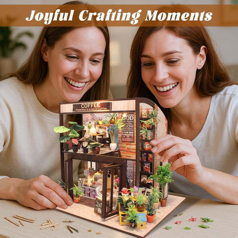 DIY Miniature Dollhouse Kit - Creative Room with Furniture for Valentine's Gift