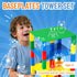 Strictly Briks Compatible with Lego Classic Stackable Baseplates, 4 Base Plates & 30 Stackers, Red, Green, Blue &