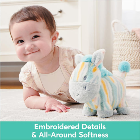 GUND 7" Baby Safari Friends Collection Plush Zebra with Chime, Sensory Toy for Babies and Newborns