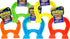 JA-RU Mega Magnet Toy, Strong Horseshoe Shaped Magnets for Preschool Science Experiments & Classroom Activities