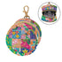 YETTASBIN Flower Patchwork Portable Pacifier Holder Case with Metal Hook Buckle & Zipper for Diaper Bag and Stroller