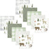 Hudson Baby Unisex Baby Quilted Cotton Washcloths, Forest Animals, One Size