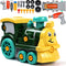 Brixlytoys Toddler Take Apart Toy Set with Electric Drill, DIY Electric Toy Trains