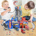 3 4 5 6 Playset 4 Cars,Helicopter,7 Ochido Boys Toys for Years Old,Large City Action Kit with Lights