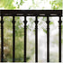 Roving Cove Stair Banister Guard 5ft x 3ft, Railing Safety Net for Baby Proofing, Child Safety Gate Cover, Ebony Black
