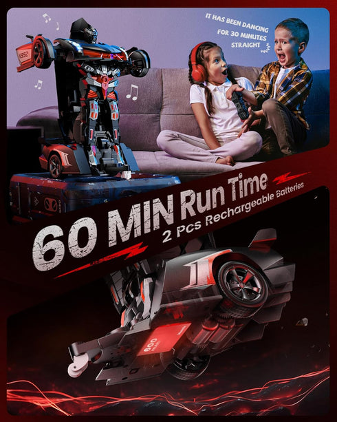 V992 1:14 2-in-1 Veeniix Transform Robot RC Car, Scale, Robot Toy Car with Sound & Light Effects, Gesture Sensing