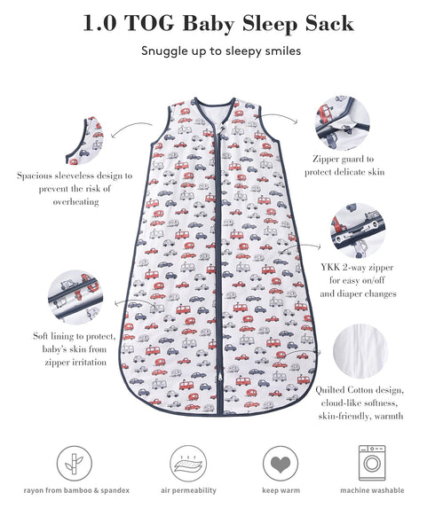 2-4 95% 5% 1.0 2- TADO MUSLIN Baby Sleep Sack T Rayon from Bamboo Spandex Boys & Girls Wearable Blanket TOG Soft