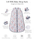 2-4 95% 5% 1.0 2- TADO MUSLIN Baby Sleep Sack T Rayon from Bamboo Spandex Boys & Girls Wearable Blanket TOG Soft