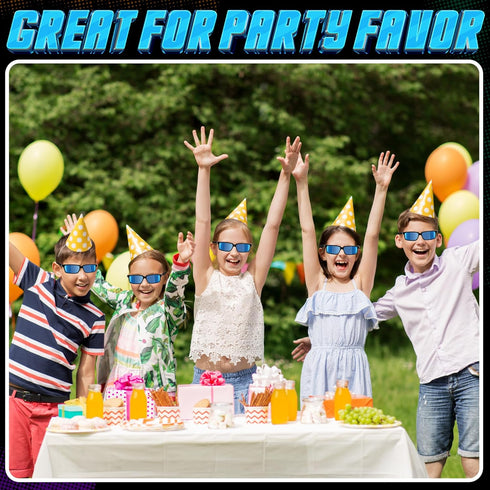 Spy Glasses for Kids in Bulk (Pack of 3), Rear View Sunglasses for Fun Party Favors, Spy Gear Gift