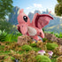TCBunny Baby Dinosaur 14" Plush Toy, Kid's Gifts for Boys and Girls, Pterosauria - Pink, Birthday, Valentine, Christmas