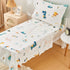 4 Set 2 Set, 1 1 1 1 beeweed Pieces Dinosaur Toddler Bedding Boys Girls, Sides Design Bed in a Bag Comforter Includes