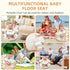 3 Inflatable Baby Seat with Tray, Blow up Infant Chair for Babies Months and up, Comfortable Baby Floor Seats