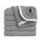 Cagreex Reusable Organic Baby Washcloths Set: 6 Packs 10 * 10 Ultra Soft