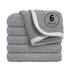 Cagreex Reusable Organic Baby Washcloths Set: 6 Packs 10 * 10 Ultra Soft