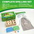 112 4+ 14 BenBen Family Spelling Games with Flash Cards & Wooden Letter Tiles, CVC Sight Word Building Phonics Game