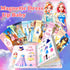 Magnetic Dress Up Paper Doll Playset - Pretend Play Game Travel Toys for Kids, Magnet Clothes Puzzles