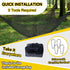 9.9FT 6.6FT Climbing Net for Kids - x Double Layers Heavy Duty Playground Safety Net, Climbing Cargo Net for Tree House