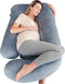 Cute Castle Pregnancy Pillows, Soft U-Shape Maternity Pillow with Removable Cover - Full Body