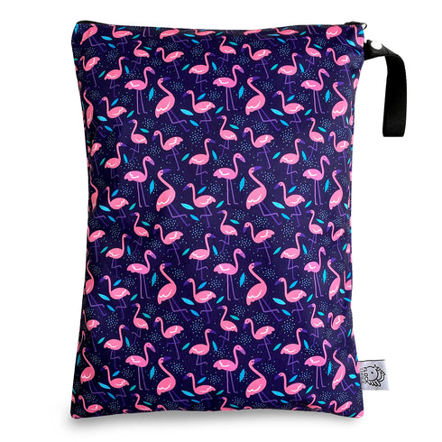 FLOCK THREE Washable and Reusable Wet Bag Diaper Bag Water Resistant Swimming