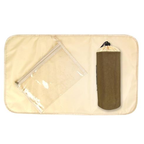 Brown Crinkle Tote Diaper Bag by Trend Lab