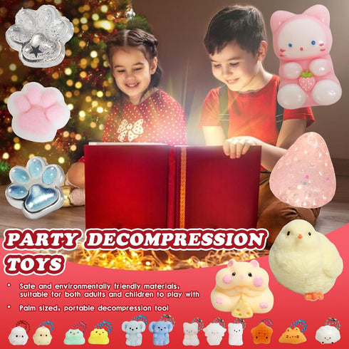 Yidayes 19pcs Pack,Fidget 4-8 8-12 Squishy Toys Kit,Include taba Squishies Party Favors for Kids Treasure Box Toys