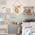 FYSIA Where The Wild Ones Play-Canvas Hanging Pennant Flag Banner Wall Sign Decor for Nursery Baby Kids Girl Boy Teen