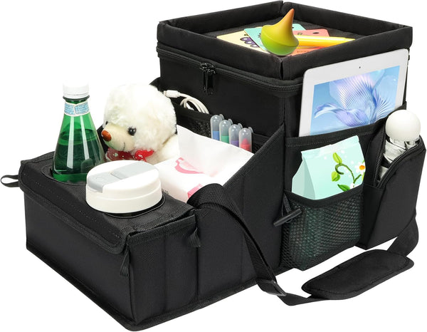 COOLBEBE Car Seat Organizer, Backseat Car Organizer with Cup Holders for Kids