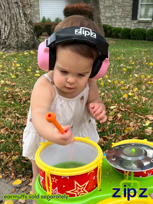 Customizable ZIPZ Magnetic Earmuffs for Kids - Noise Cancelling Covers Available