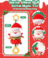 6-12-18-36 Tummy Jollybaby Car Seat Stroller Crib Hanging Toy for Baby Months, My Baby First Christmas Santa Claus