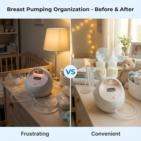 Generic S2 S2, Bottle & Hose Holder for Breast Pump (Spectra Accessories), Fit for Organize and Simplify Your Pumping