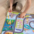 (48 4+ Melissa & Doug Race Around the World Tracks Cardboard Jigsaw Floor Puzzle and Wind-Up Vehicles Pcs)