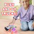 ArtCreativity Light Up Monster Truck Set - 2, 6 Inch Trucks with Flashing LED Tires, Best Gift for Kids